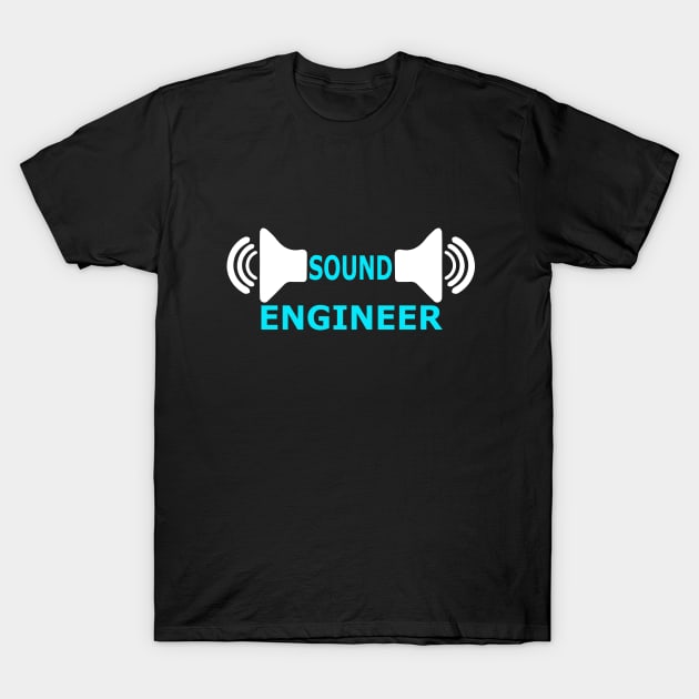 Sound engineer, audio engineering funny t-shirt T-Shirt by PrisDesign99